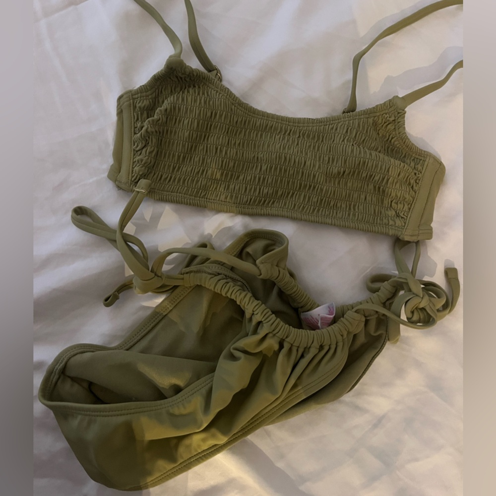 Olive Green Women's Bikini Bottom